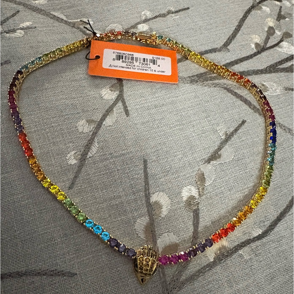 🌈Kurt Geiger Rainbow Crystal Necklace🌈